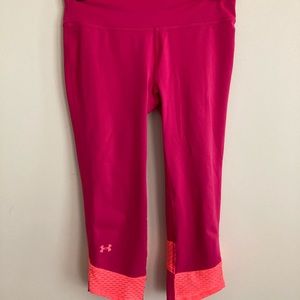 Under Armour Pink Leggings Yoga Pants Small
